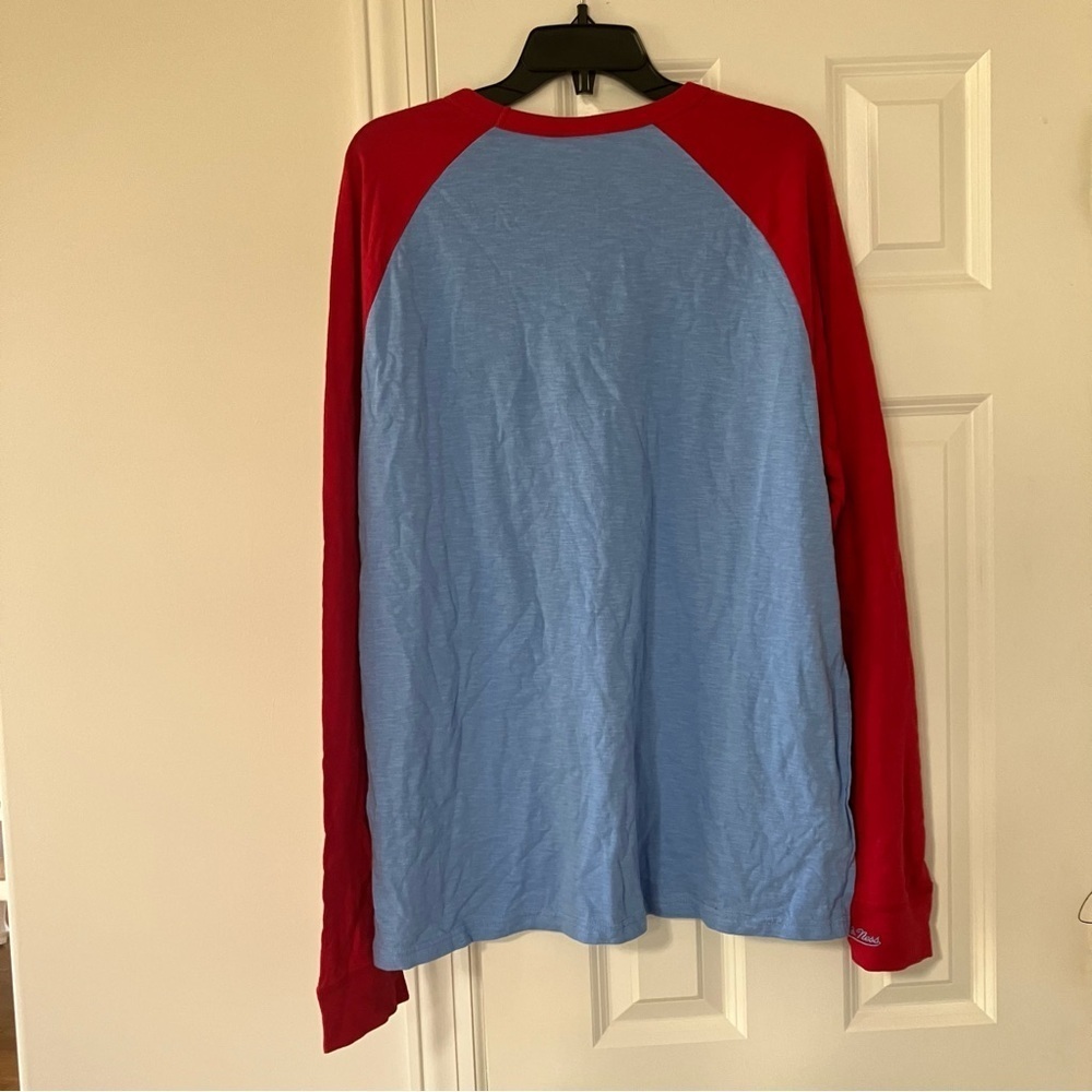 NWT Men Mitchell & Ness NFL Legendary Slub L/S Houston Oilers Throwback T-shirt - Picture 3 of 10